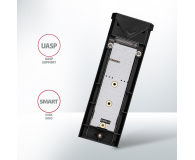 Axagon EEM2-UB2, USB-C 10Gbps - M.2 NVMe SSD ARROW box, czarny - 1353420 - zdjęcie 4